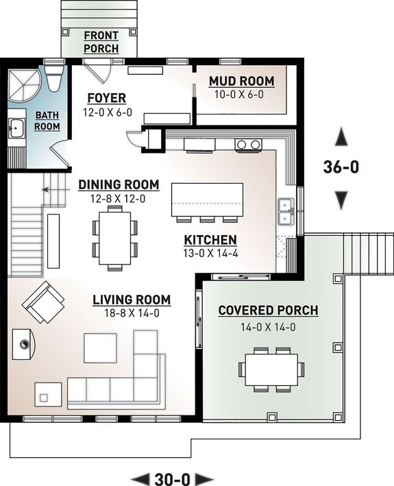 Impressive Windows 23-2713 - Main Floor Plan