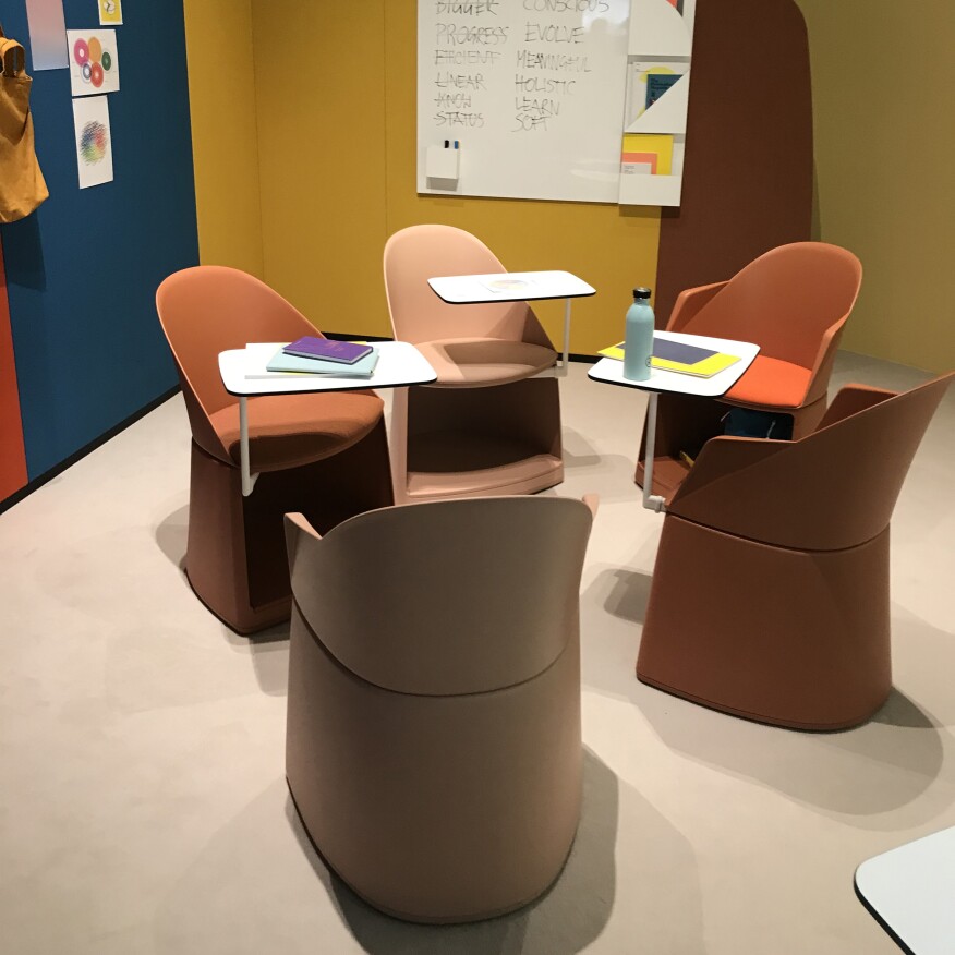 One of Arper's neo-cubicles.