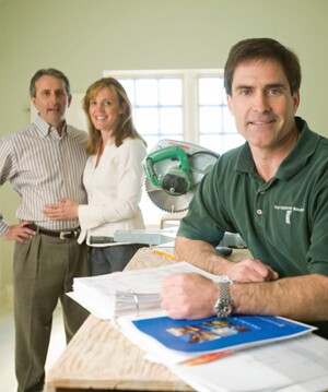 Chris Withers of Old Greenwich Builders, in Denver, works with Barrett and Kristin Baker on their remodel. Withers takes time to find out about his clients' lifestyle and the neighborhood they live in before he meets them.
