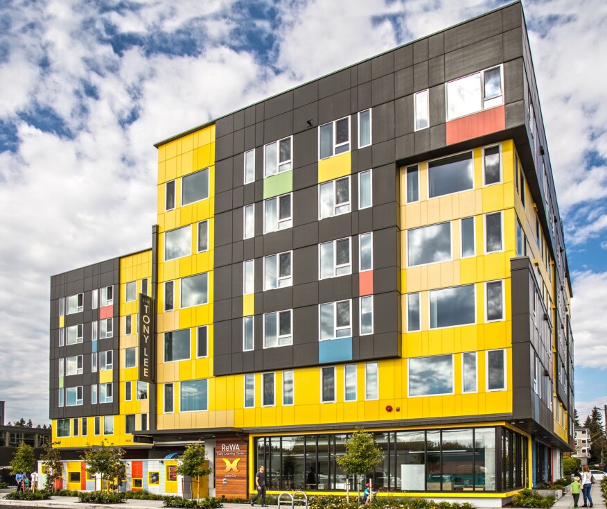The Tony Lee creates opportunities for working families to live in Seattle by providing a mix of unit types from studios to three-bedroom units.