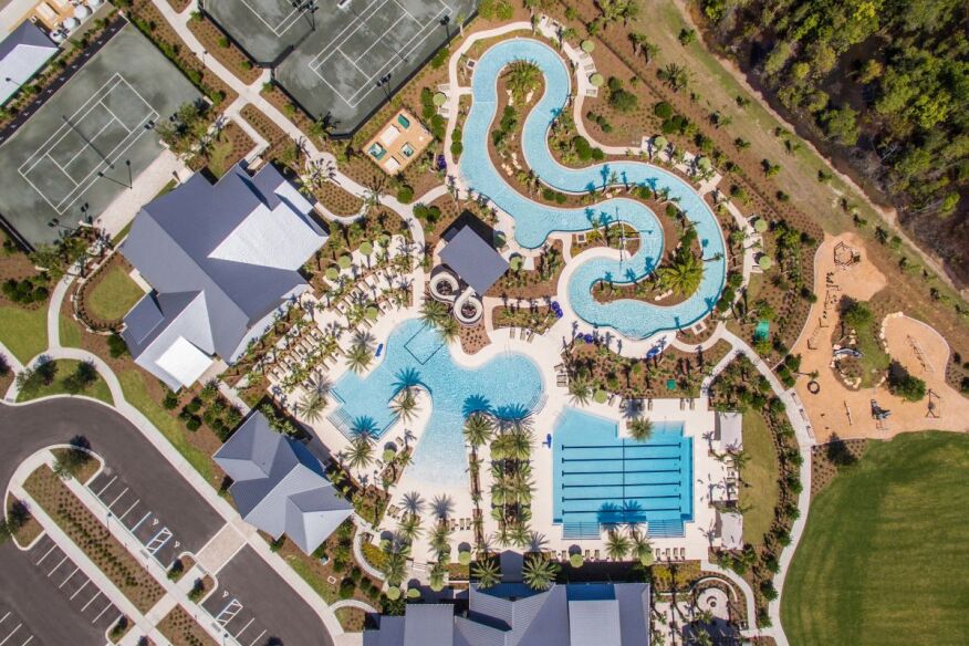 Shearwater's water amenities in St. Augustine, Florida.