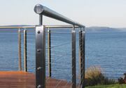AGS Stainless Clearview Railing