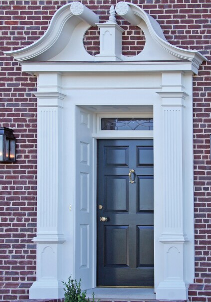 Without question, the Georgian style is elaborate. This doorway shows a proportionally correct interpretation of a Georgian entry.