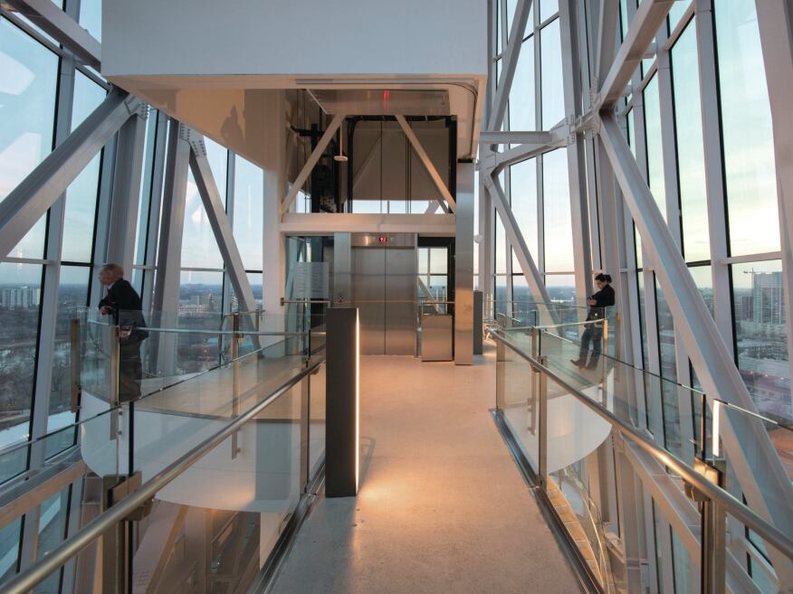 Observation deck platform