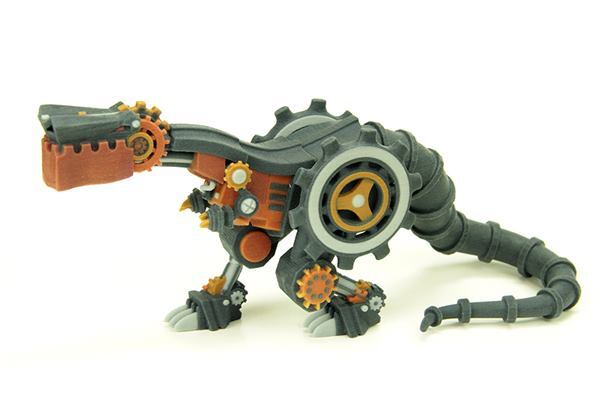 Last fall, WhiteClouds raised $12,955 on Kickstarter to fund the printing of a set of steampunk-inspired dinosaur replicas.
