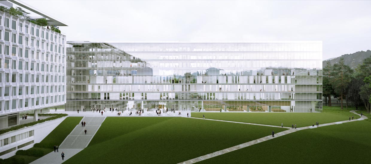 EXTENSION OF THE WHO HEADQUARTER Architect Magazine YTAU Yannick