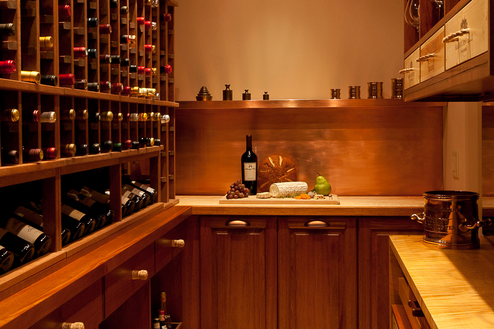 Handsome Wine Cellar Offers More Than Just Wine Storage Remodeling