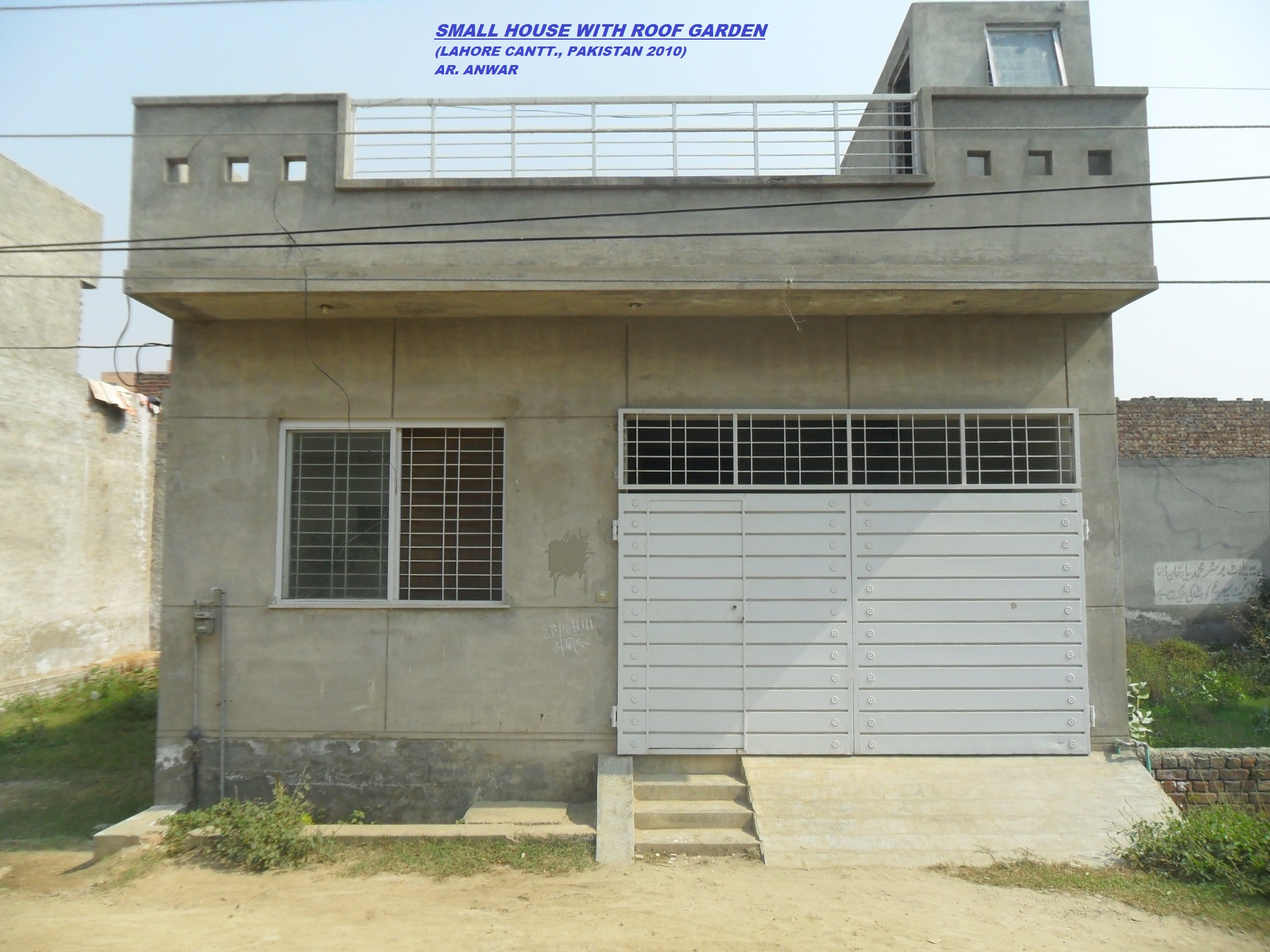 Small House with Roof Garden | Architect Magazine | Malik ...