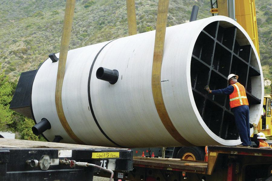 Large diameter thermoplastic pipe Concrete Construction Magazine