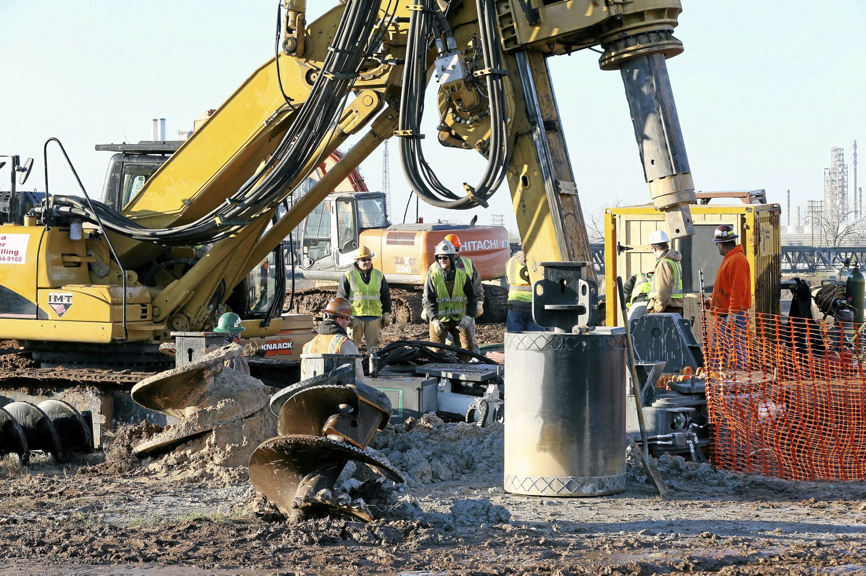 Construction on City's Unique 'Land Bridges' Begins Concrete